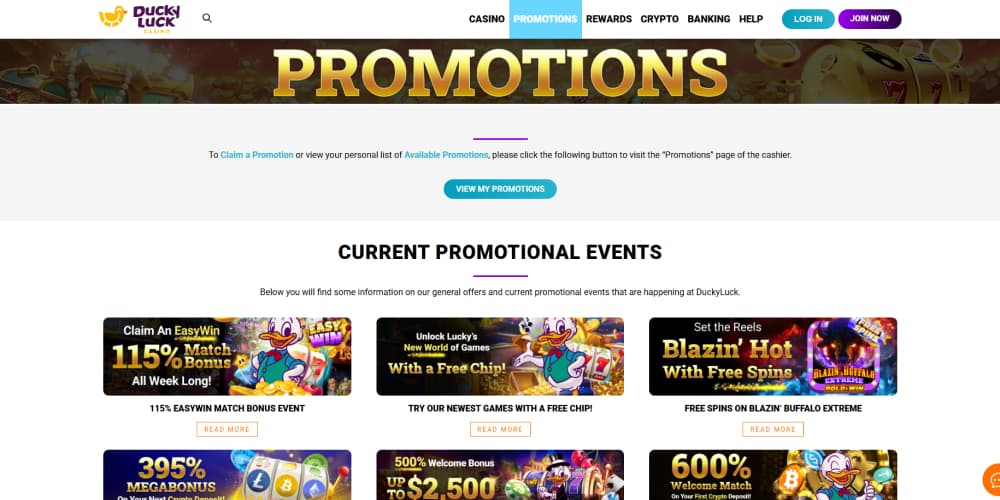 Ducky Luck games bonuses