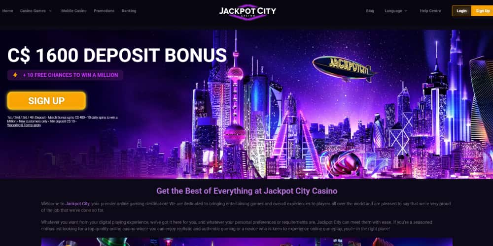 Jackpot city live casino